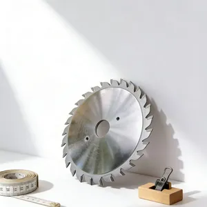 Adjustable Scoring Saw Blade 120mm 12+12T ATB 75Cr1 for Panel Scoring Wood Cutting - AOMJNG thumbnail-1