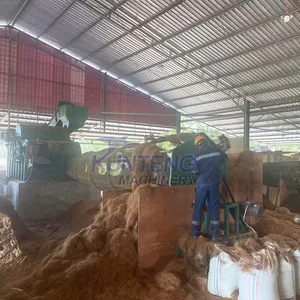 Coconut Shell Processing Production Line Coconut Shell Fiber Sisal Fiber Extraction Machine EPC thumbnail-3