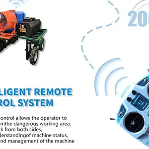 SPRY600C Remote Control Power Sprayer Agriculture Robot Fog Cannon Sprayer Machine thumbnail-5