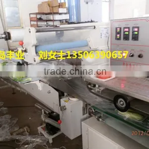 Vegetables Heat Shrink Packaging Wrapping Machine With Delta System thumbnail-2