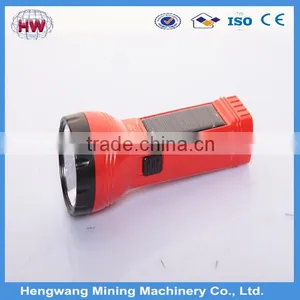 HW Flashlight Led Plastic Rechargeable Handle Torch for Sale thumbnail-5