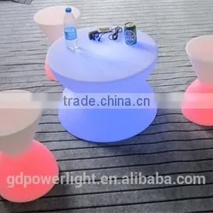 PE Plastic Bar Table With LED Lights and Remote 6040D thumbnail-4