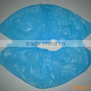 Cheap Single Use Plastic Disposable PE Shoe Cover Shoecover Blue Green White Red thumbnail-1