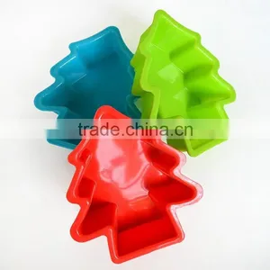 Eco-Friendly Christmas Tree Custom Silicone Baking Molds thumbnail-1