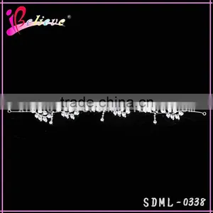 Metal Silver Headband,bling Bling Crystal Rhinestone Hairband Wholesale Women Hairband thumbnail-1