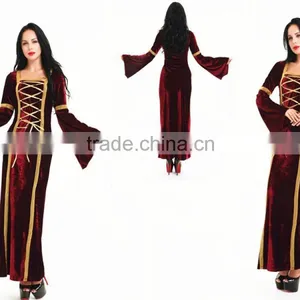 Wholesale Walson Halloween Ladies Costume Fancy Dress Up Medival Vintage Renaissance thumbnail-4