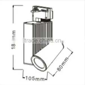 LED COB ROSH CE LVD Track Light thumbnail-3