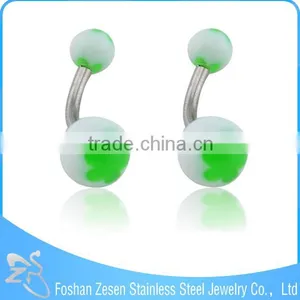 Body Jewelry Type Dark Lot Leaf Belly Ring Piercing Belly Button thumbnail-4