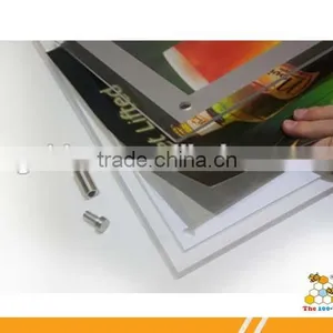 Acrylic Slim Wall Mounted Advertising Crystal LED Light Box thumbnail-3