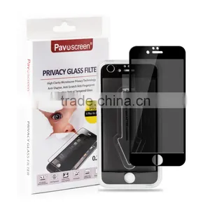 Pavoscreen OEM / ODM 2016 Newest ! 9H Full Cover Privacy Tempered Glass Screen Protector Tempered Glass Film for Iphone 6 / 6s thumbnail-3