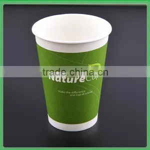 Custom Logo Printed Disposable Single Wall Coffee Paper Cups With Lids thumbnail-2