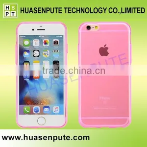 Popular Transparent Slim TPU Mobile Phone Back Cover for Iphone 6 thumbnail-1