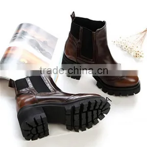 Platform Sole Thigh High High Platform Sexy Lady Heel Deep Brown Boots thumbnail-3