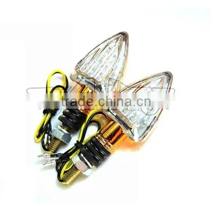 BJ-SL-021 Super Bright Triangle 12V E-mark Motorcycle Led Turn Signal Light thumbnail-1