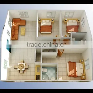 Strong Prefabricated House Modular House Compressive Strength Max Force 85KN SGS Test Report No. Shccm130100193 thumbnail-2