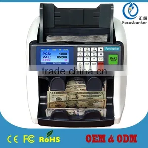 2016 Two Pocket Bill Counter Money Sorter Machine Sorting Machine Cash Currency Counting and Automatic Note Banknote thumbnail-3