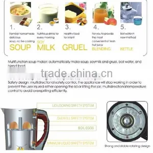 Multi-function Electric Blender Machine Soup Maker Automatic Soybean Milk Maker Quality Choice thumbnail-2