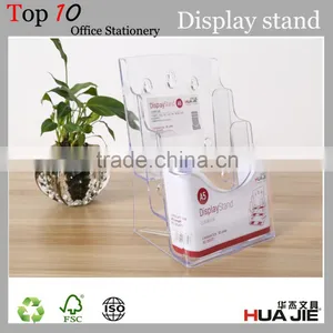 Three Layer Desktop Menu Display Stand A5 Brochure Holder thumbnail-2