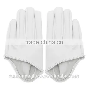 pu Dress Leather Half Gloves thumbnail-6