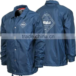 Wholesale Nylon Coaches Jackets, Wholesale Men Coaches Jackets, Wholesale Custom Coaches Jackets thumbnail-1