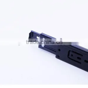 45mm Three Section Device High Quality Ball Bearing Slides With Damper Slide Solf-closing Drawer Slide thumbnail-5
