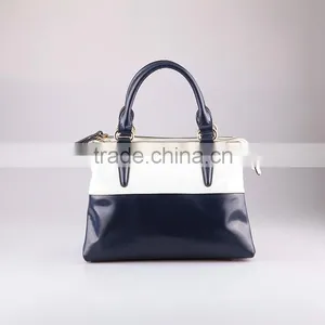 4073 Best Price PU Women Handbags Tote Bag With Two Metal Zip Top thumbnail-2