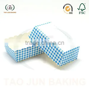 14*5*4cm Rectangle Shaped Disposable Cake Container Baking Cups thumbnail-2