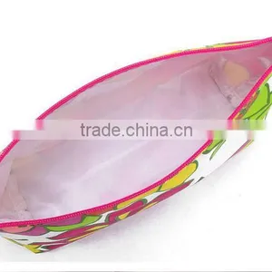 Promotional Charming Printed Flower Cosmetic Bags for Women thumbnail-6