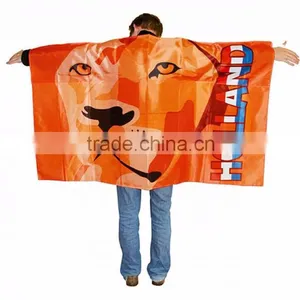 High Quality Printed Type Custom Polyester Sport Game Flag Cape thumbnail-5