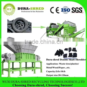 Dura-shred Good Quality Waste Tire Recycling Machine thumbnail-1