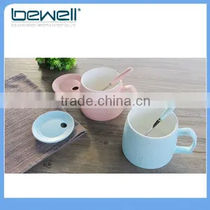 Eco-friendly Gift Ceramic Cup With Spoons thumbnail-3