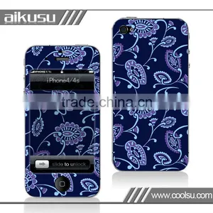 2013 Removable no Residue Skin Vinyl for Iphone4 With 3m Material thumbnail-1