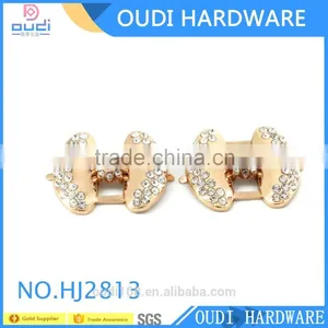 Fashion Style Rhinestone Shoe Decoration Clips Accessories Shoe Buckles Ornament thumbnail-1