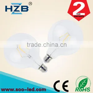 Clear Glass E27 Dimmable 4W 6W G95 G125 LED 12v DC Filament Bulb thumbnail-1