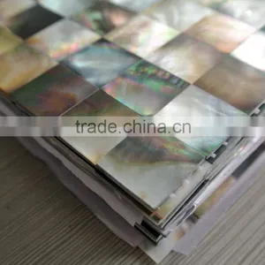 Blacklip Mother of Pearl Mosaic, Seamless on Mehs,bathroom Wall Tile thumbnail-4