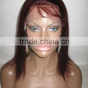 Instock Indian Remy RED Lace Front Wig thumbnail-1