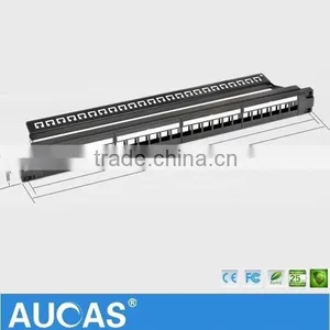 High Quality 1u 19 Inch Rack Blank Patch Panels 24 Port thumbnail-2