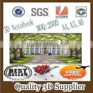 Guangzhou Lifeng 3D Cover Spiral Notebooks/ pp Notebook/hardcover Notebook thumbnail-1