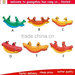 Kindergarten Toys Plastic Spring Rocking Horse, Plush Deer Rocking Horse, Outdoor Rocking Horse thumbnail-1