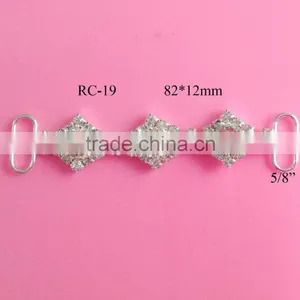 Stock Hot Selling Rhinestone Connector for Headband/hairwear(RC-19) thumbnail-1