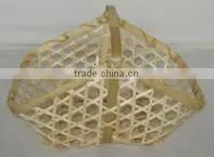 Woven Bamboo Fruit Basket Multi Color thumbnail-1