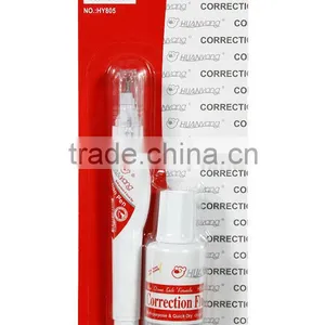 YIWU Market Wite-out Metal Tip Correction Pen(HY-640+HY-602 Set) Liquid Corrector in Blister Card thumbnail-1
