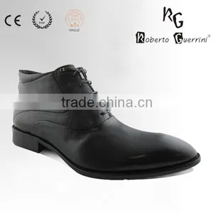Genuine Leather High End Boots Men Italy Design thumbnail-1