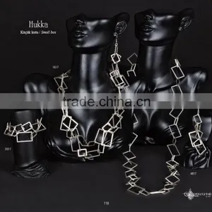 Ring Earring Bracelet Necklace Authentic Turkish Culture Jewelry Set Made in Turkey thumbnail-5