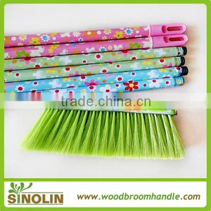 SINOLIN Colorful Smooth Iron Metal PVC Cover Extension Broom Handle thumbnail-2