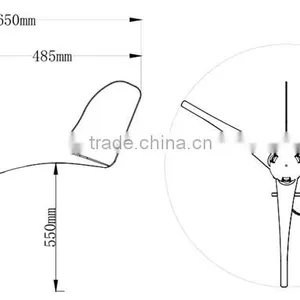 100w Portable Wind Generator 12v 24v thumbnail-2