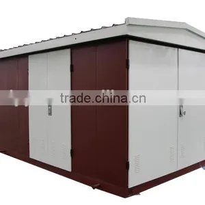 Three Phase 10kv Voltage YB Series Pre-installed Type Substation European Electric Power Distribution Substation Transformer thumbnail-1