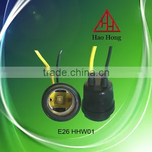 E26 HHW-1-2 Haohong Lamp Holders /ceramic Lamp Bases/lamp Shockets Wholesale Price thumbnail-1