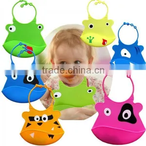 Flexible Lovely Design Silicone Bib thumbnail-1