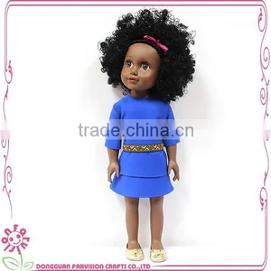 18 Inch Hot Sale Black Vinyl Baby Doll thumbnail-4